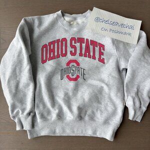 Vintage 90s Ohio State University Sweatshirt, Ohio State Buckeyes Football Shirt